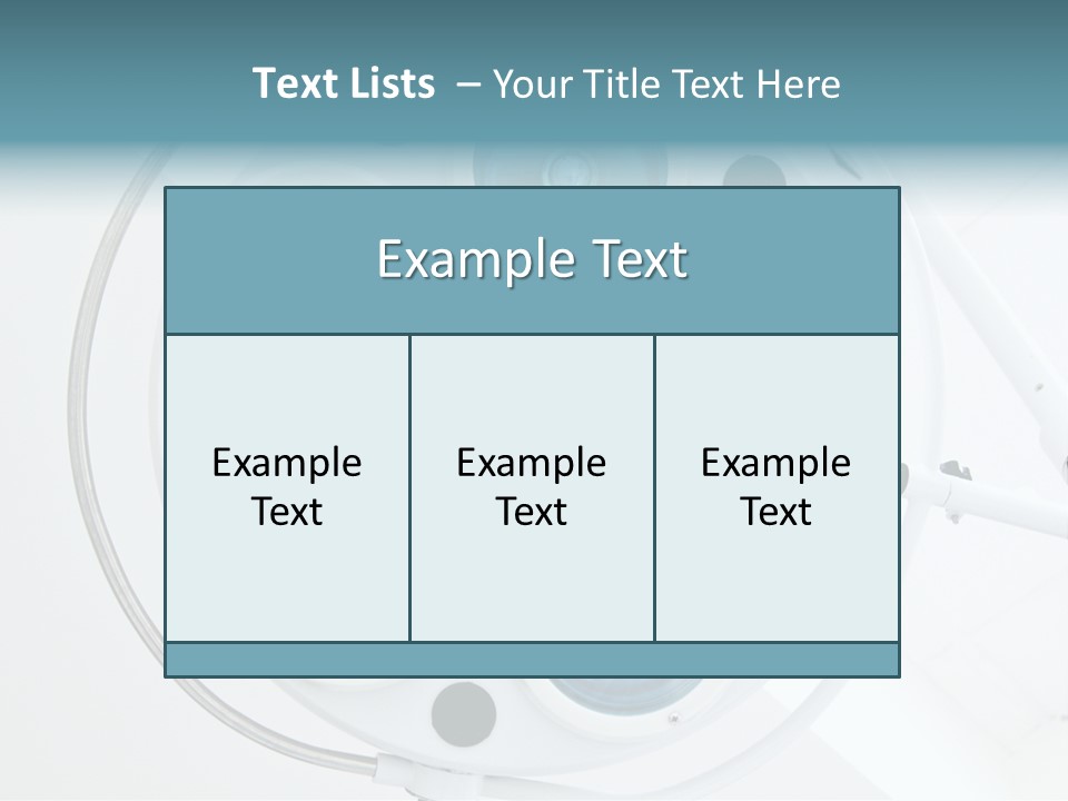Lights Face Hemostat PowerPoint Template
