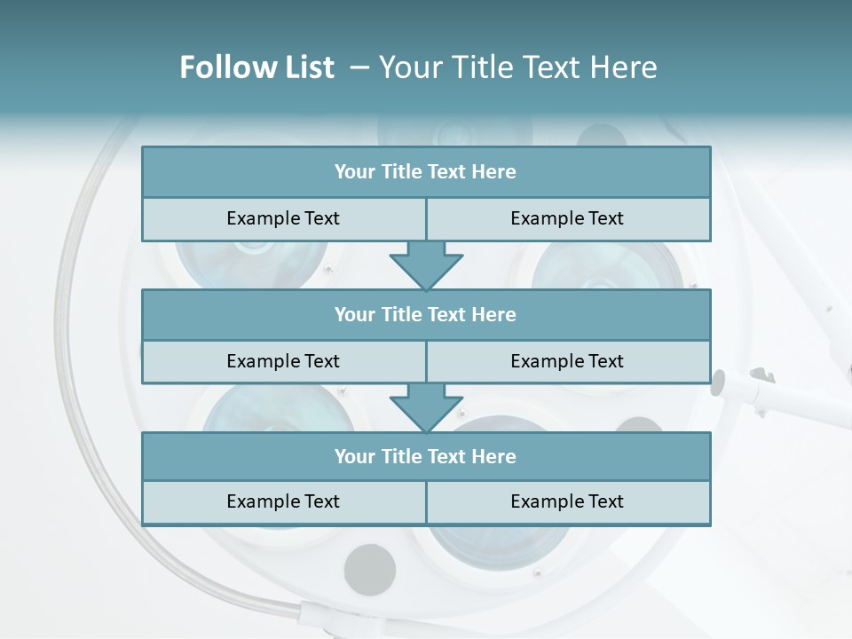Lights Face Hemostat PowerPoint Template