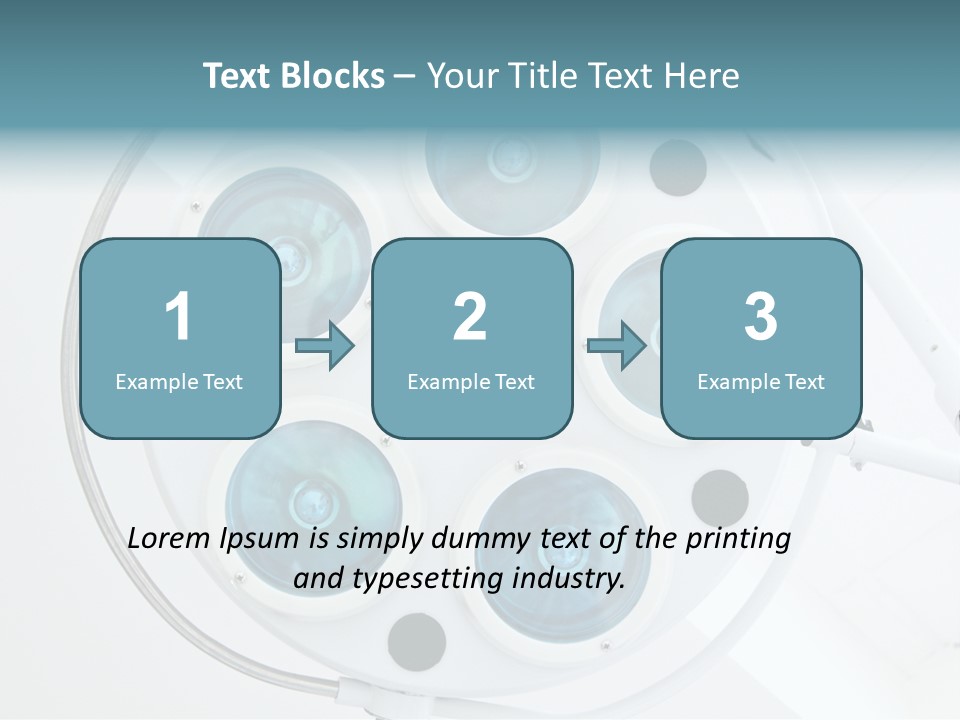 Lights Face Hemostat PowerPoint Template