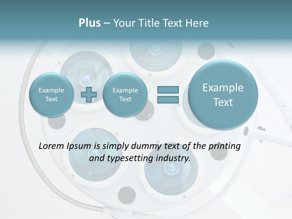 Lights Face Hemostat PowerPoint Template