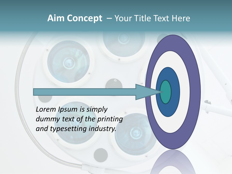 Lights Face Hemostat PowerPoint Template