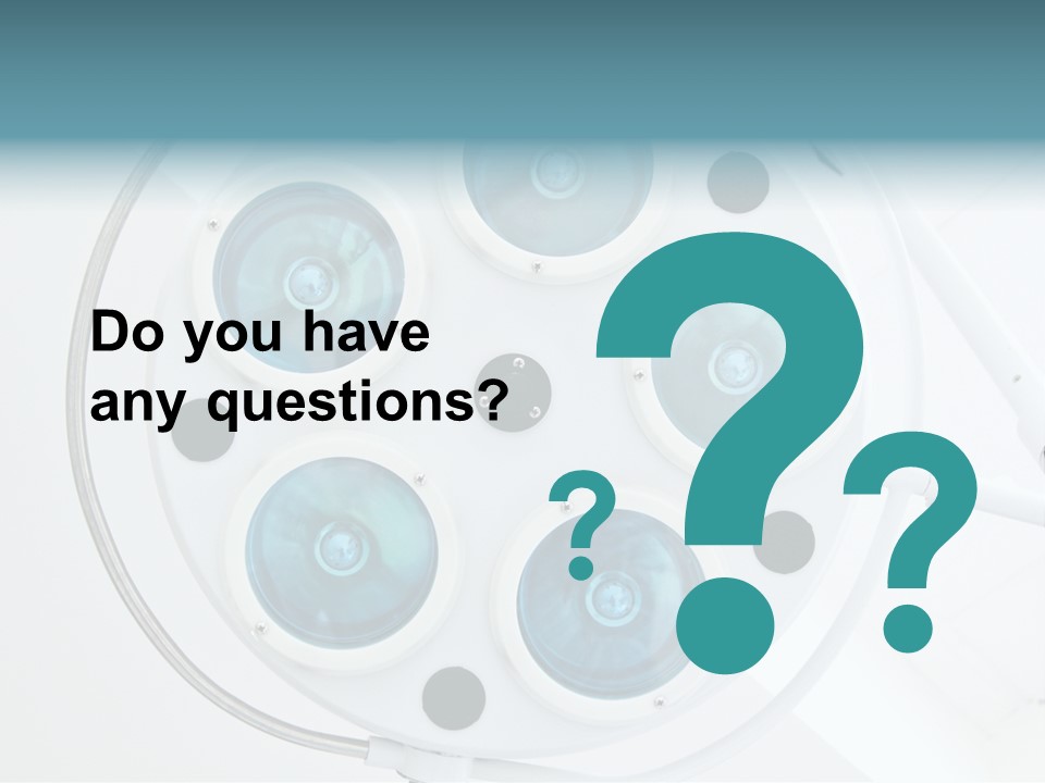 Lights Face Hemostat PowerPoint Template