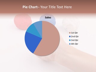 Hand Red Work PowerPoint Template