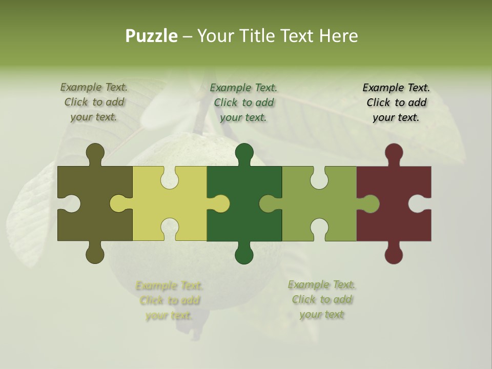 Orange Fruit Fiber PowerPoint Template