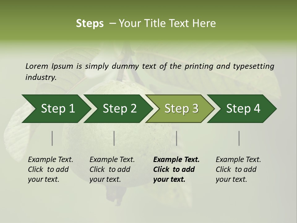 Orange Fruit Fiber PowerPoint Template