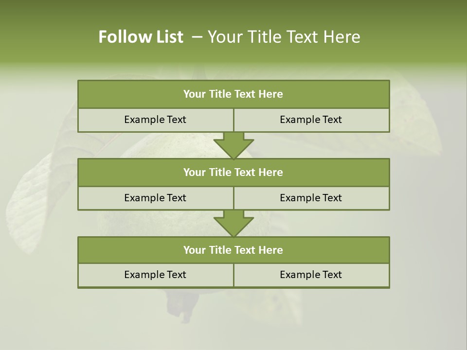 Orange Fruit Fiber PowerPoint Template