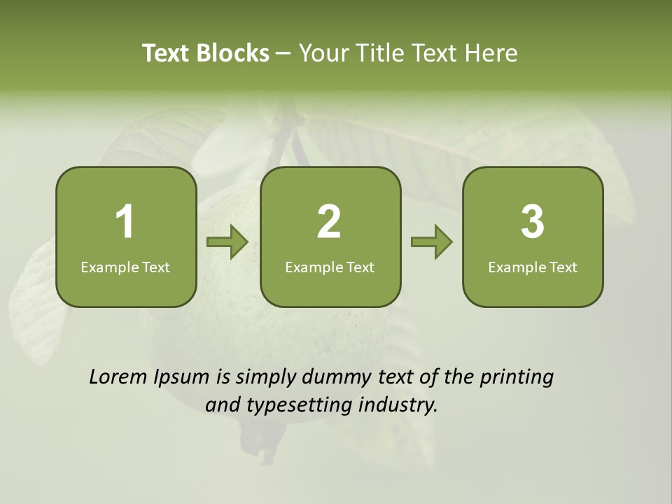 Orange Fruit Fiber PowerPoint Template