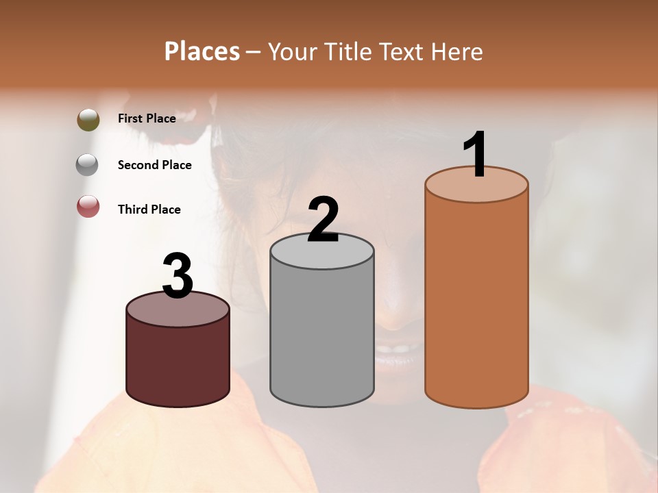 Closeup Smile Looking PowerPoint Template