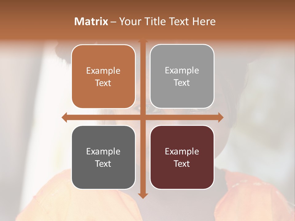 Closeup Smile Looking PowerPoint Template