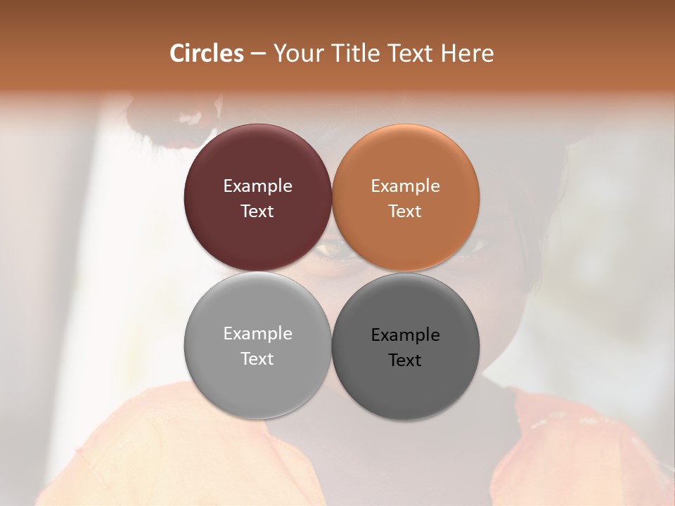 Closeup Smile Looking PowerPoint Template
