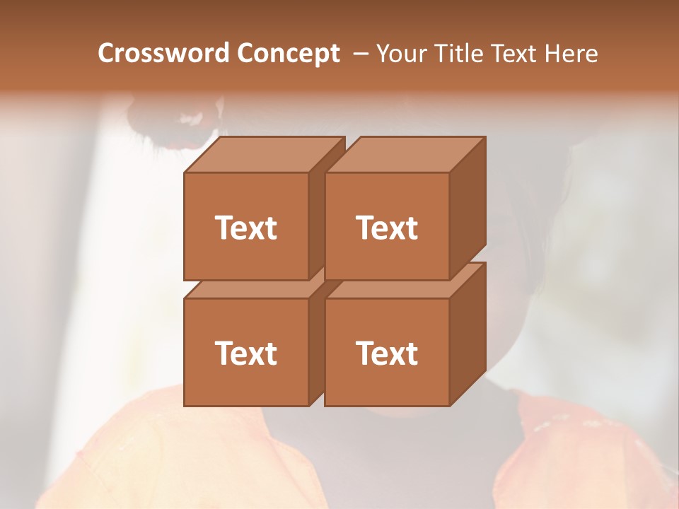 Closeup Smile Looking PowerPoint Template