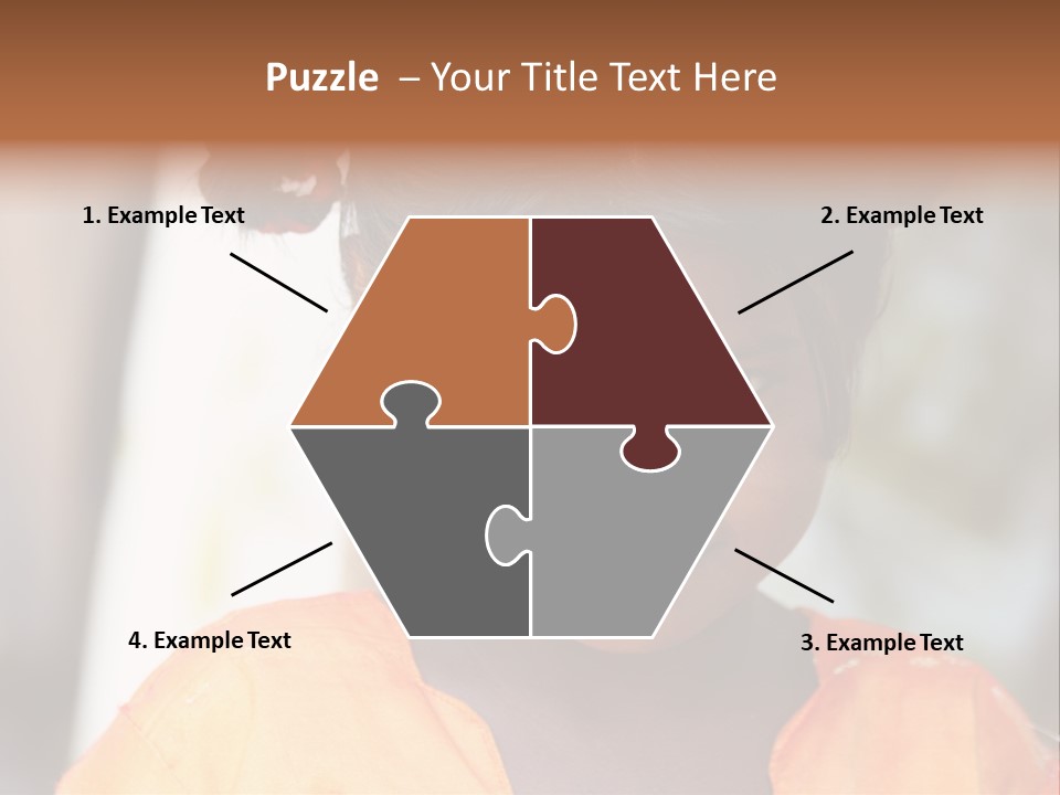 Closeup Smile Looking PowerPoint Template