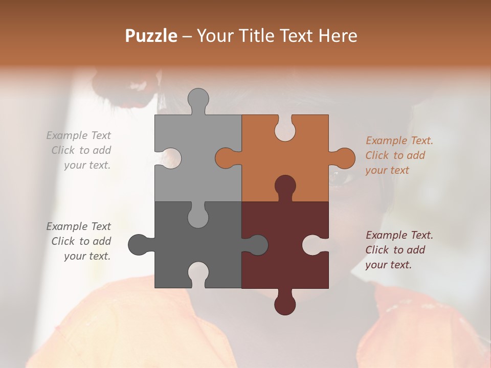 Closeup Smile Looking PowerPoint Template