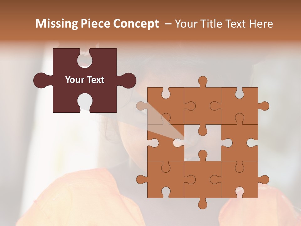 Closeup Smile Looking PowerPoint Template