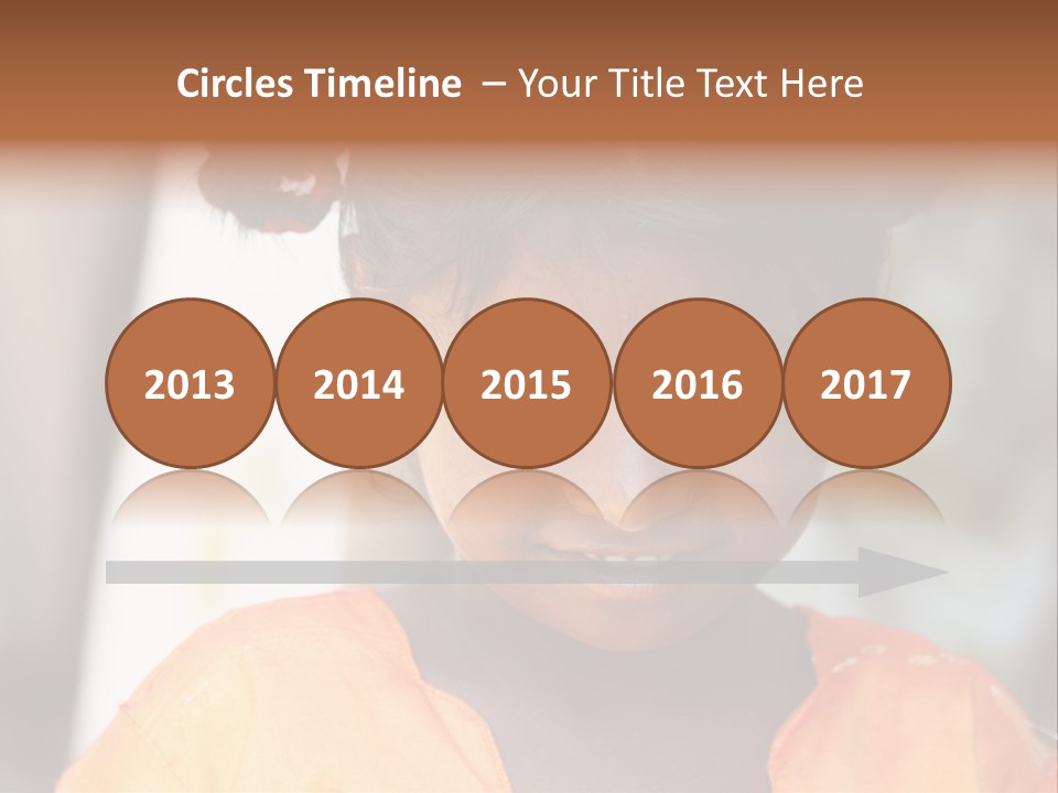 Closeup Smile Looking PowerPoint Template