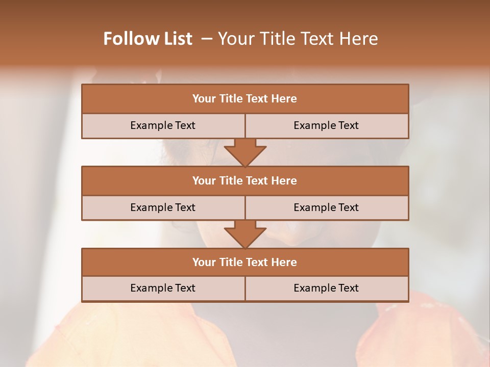 Closeup Smile Looking PowerPoint Template