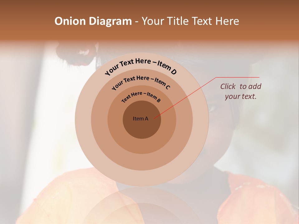 Closeup Smile Looking PowerPoint Template
