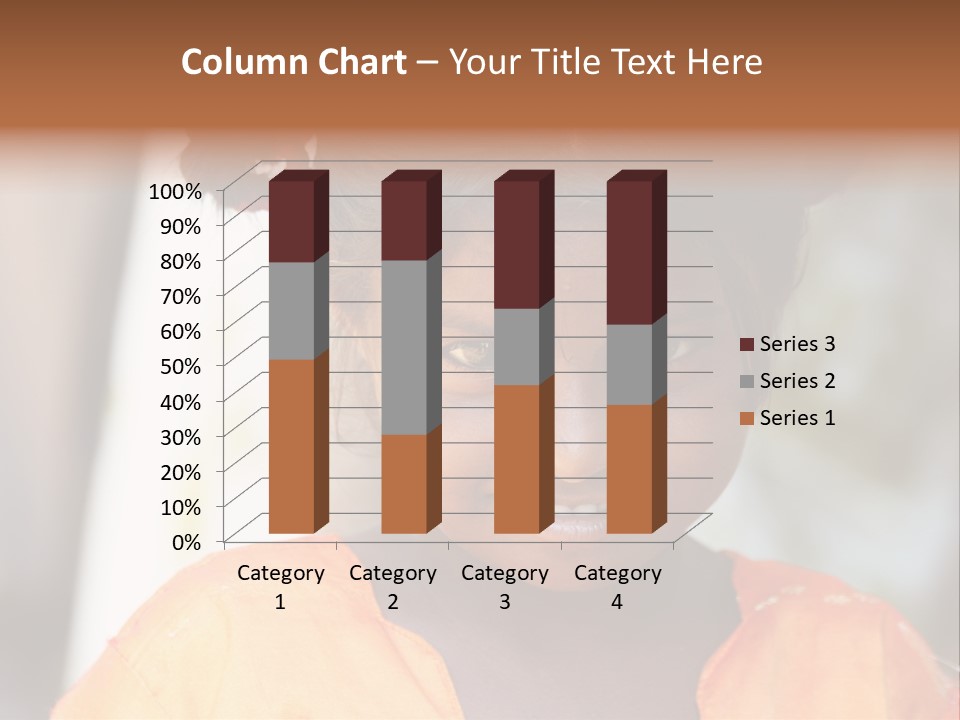 Closeup Smile Looking PowerPoint Template
