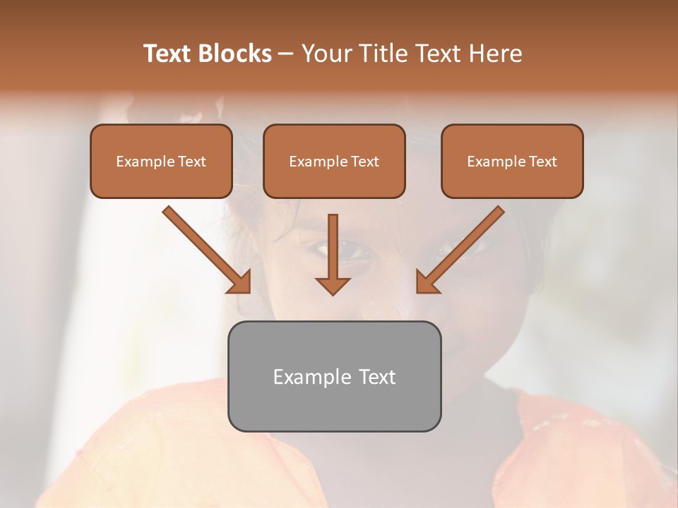 Closeup Smile Looking PowerPoint Template