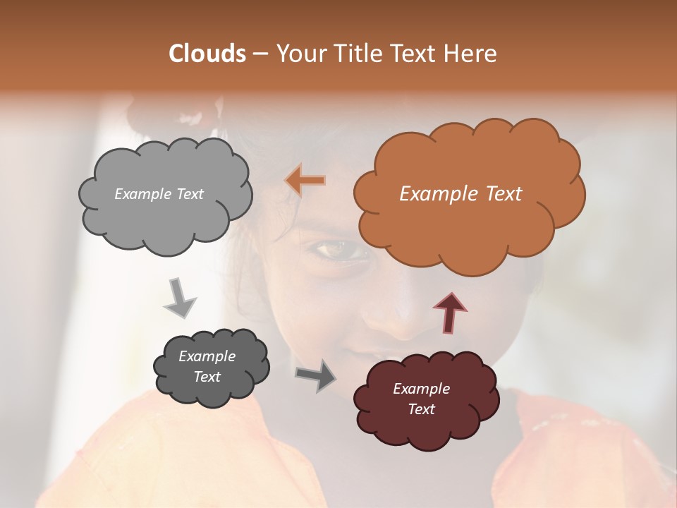Closeup Smile Looking PowerPoint Template