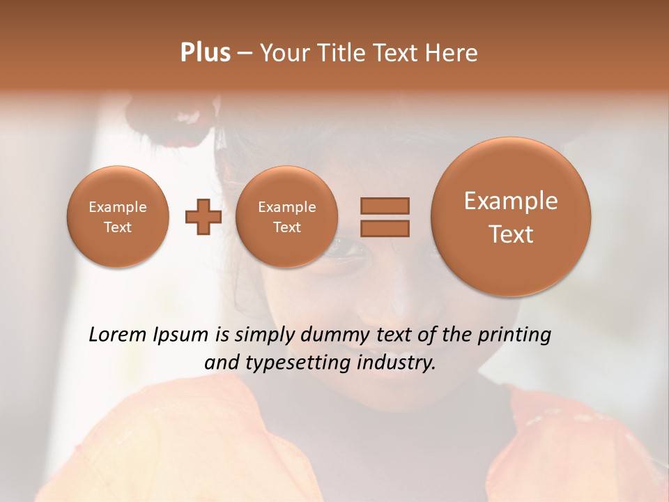 Closeup Smile Looking PowerPoint Template
