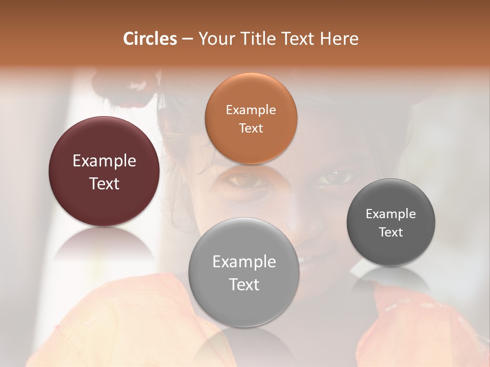 Closeup Smile Looking PowerPoint Template