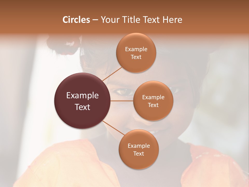 Closeup Smile Looking PowerPoint Template