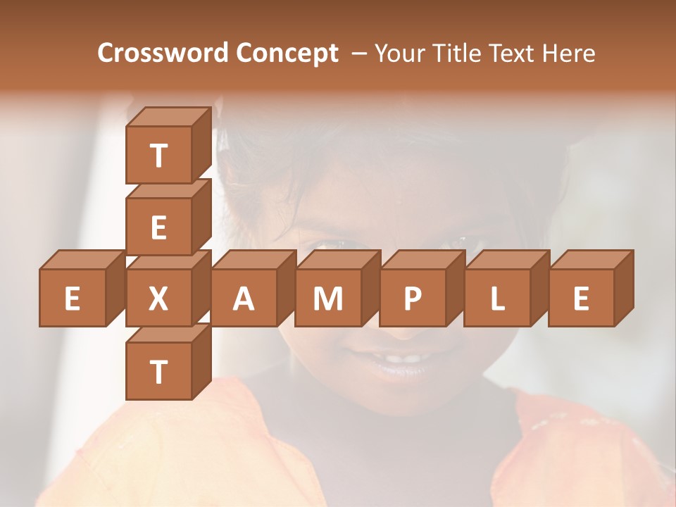 Closeup Smile Looking PowerPoint Template