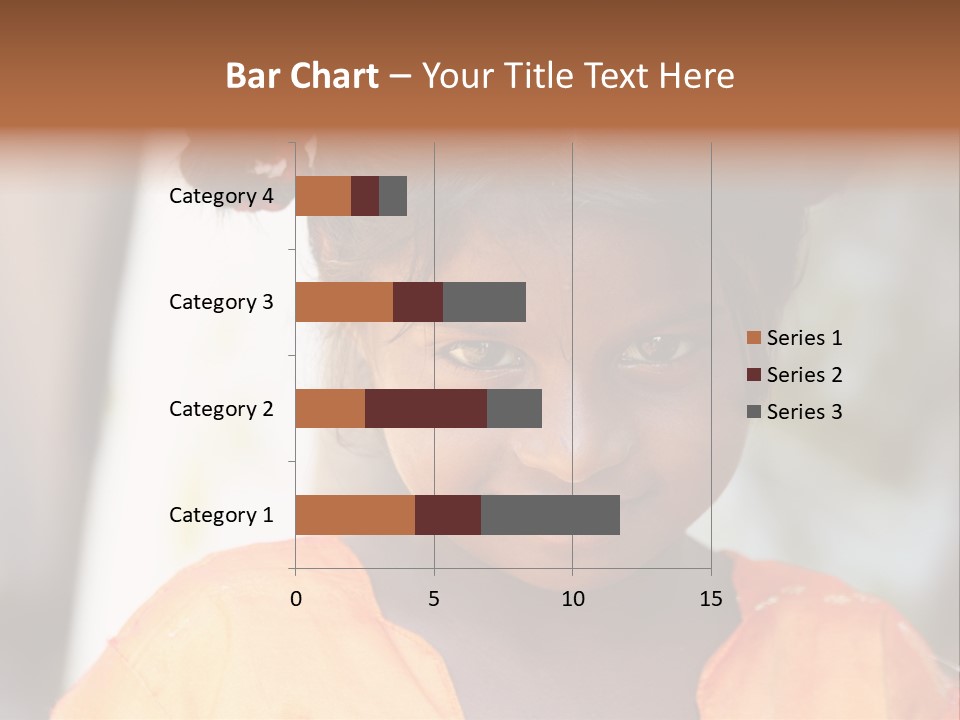 Closeup Smile Looking PowerPoint Template