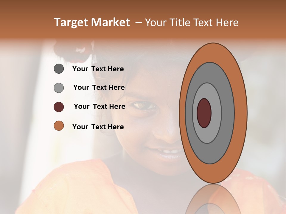 Closeup Smile Looking PowerPoint Template