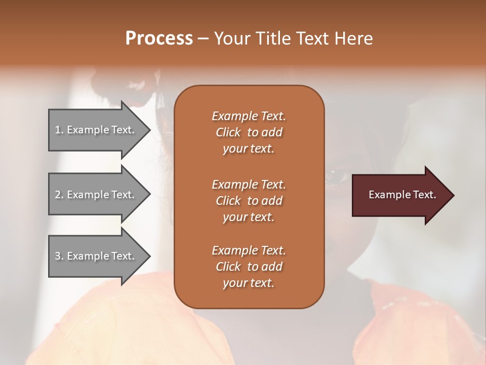 Closeup Smile Looking PowerPoint Template