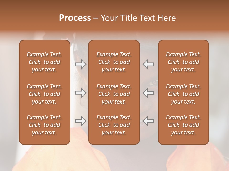 Closeup Smile Looking PowerPoint Template