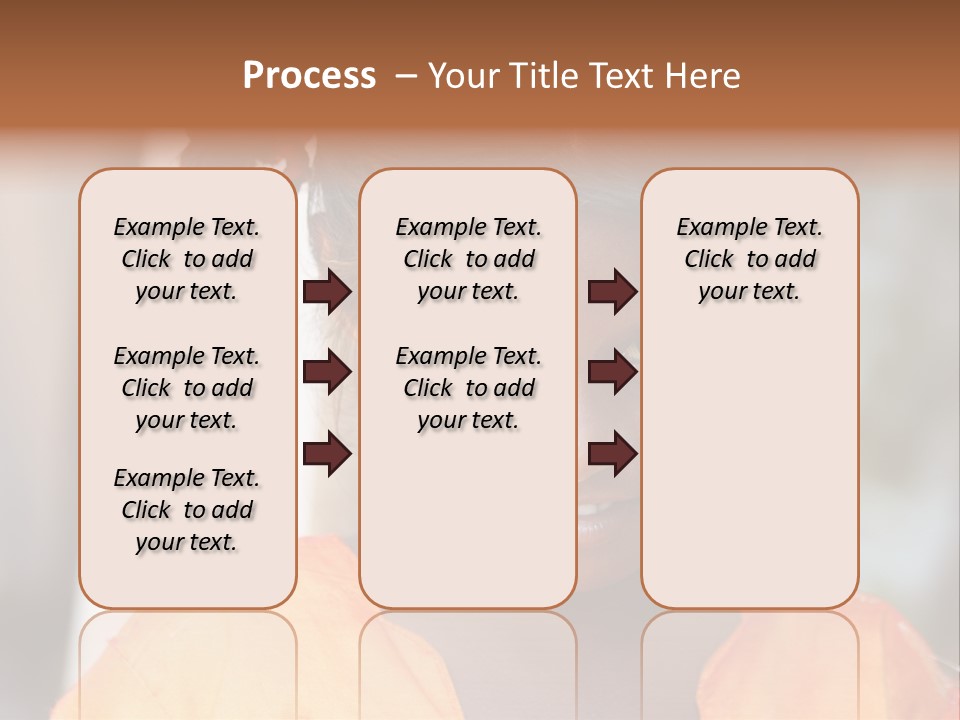 Closeup Smile Looking PowerPoint Template
