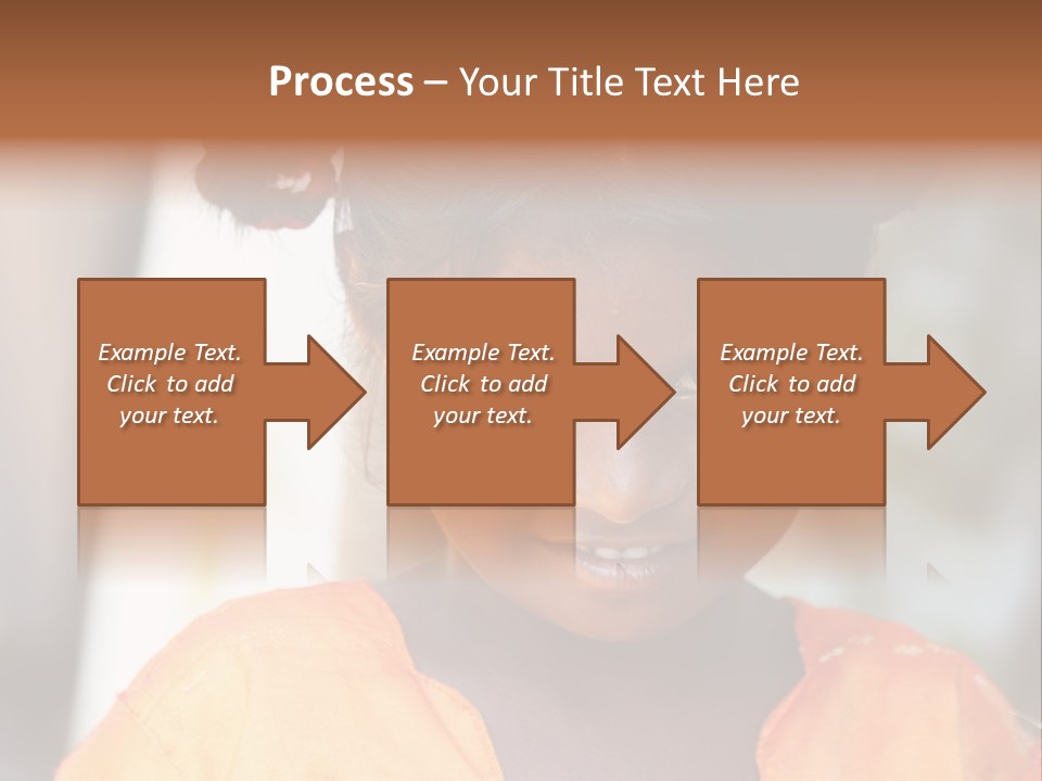 Closeup Smile Looking PowerPoint Template