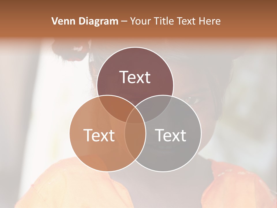 Closeup Smile Looking PowerPoint Template