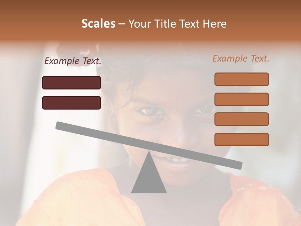 Closeup Smile Looking PowerPoint Template