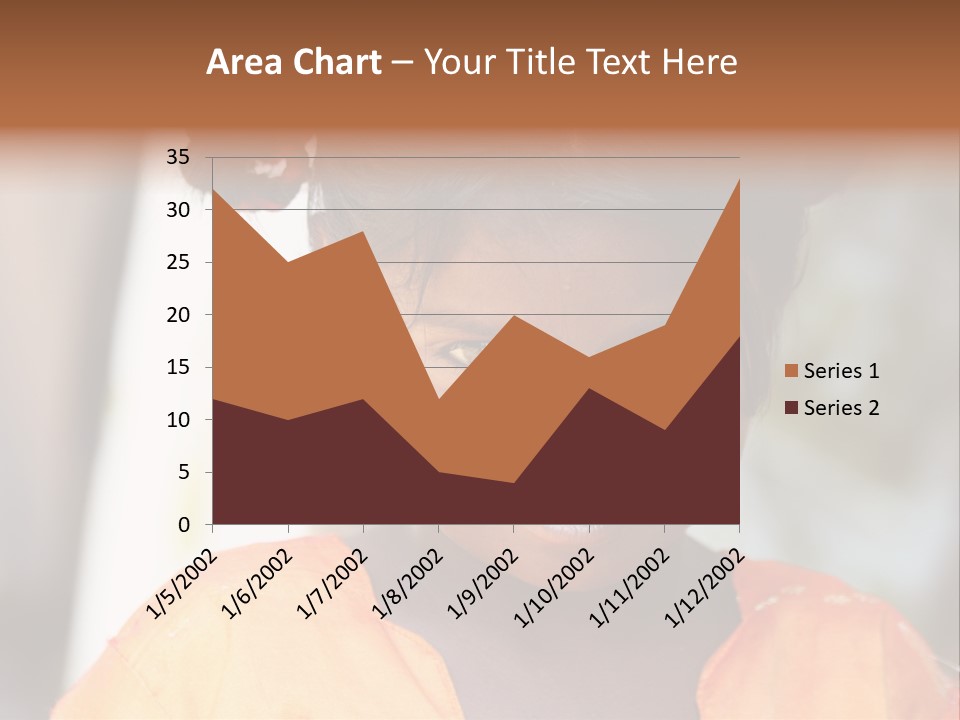 Closeup Smile Looking PowerPoint Template