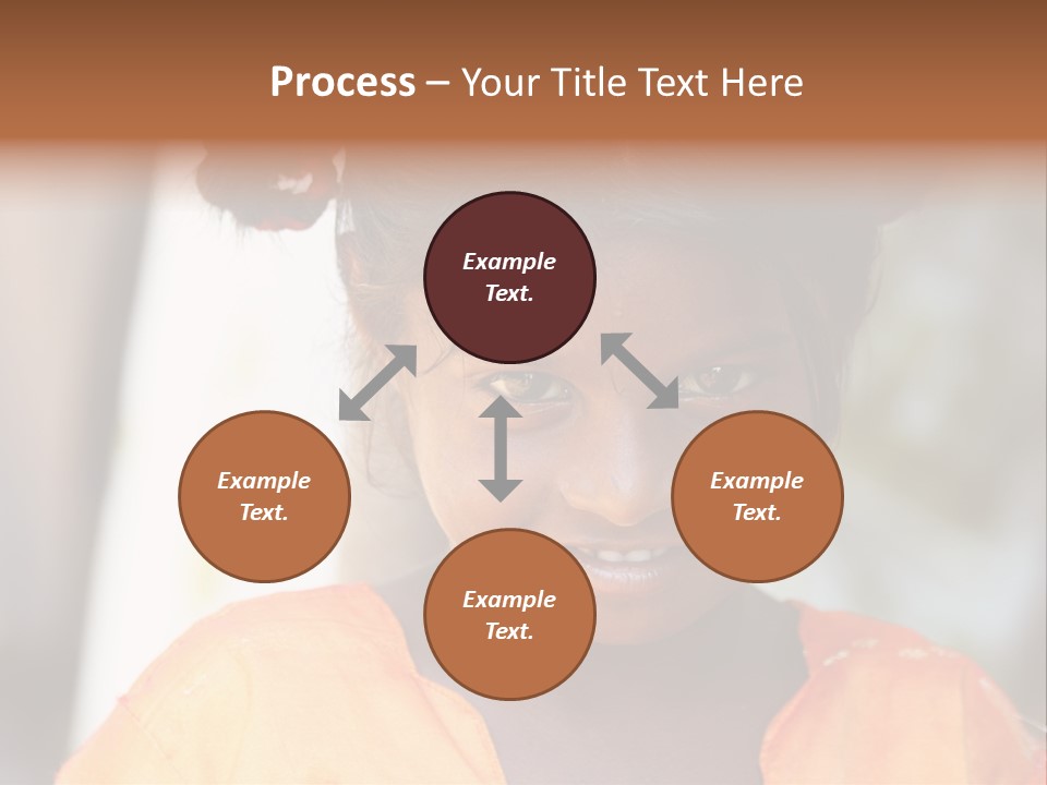 Closeup Smile Looking PowerPoint Template
