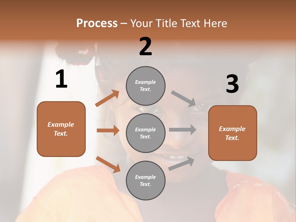 Closeup Smile Looking PowerPoint Template