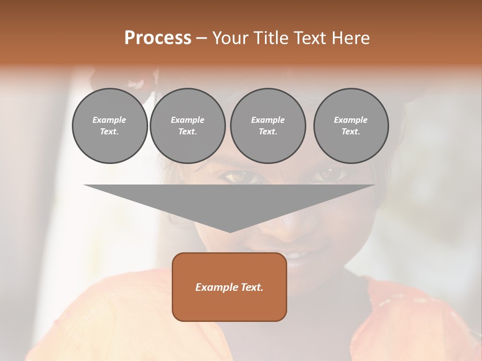 Closeup Smile Looking PowerPoint Template