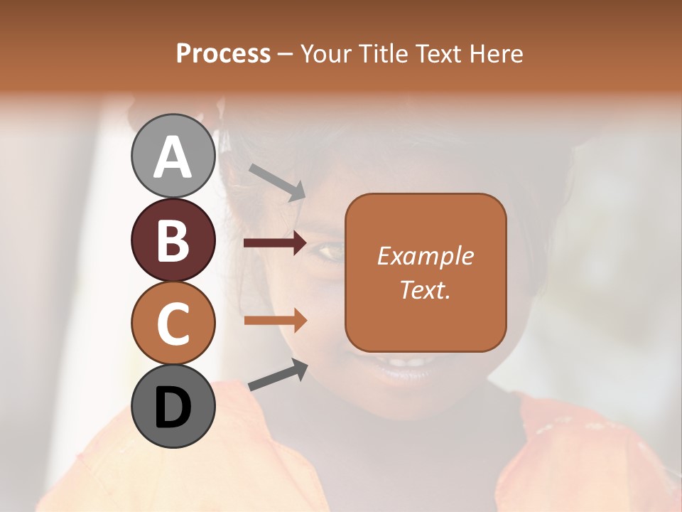 Closeup Smile Looking PowerPoint Template
