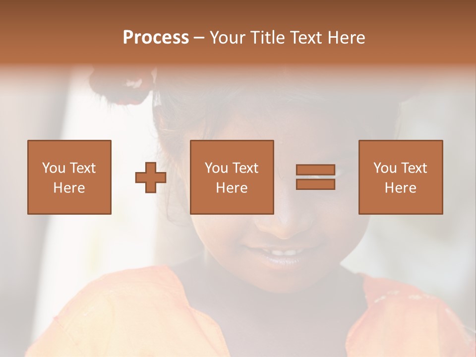 Closeup Smile Looking PowerPoint Template