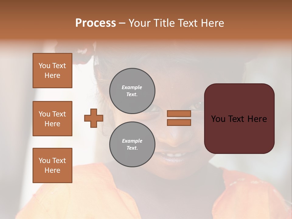 Closeup Smile Looking PowerPoint Template