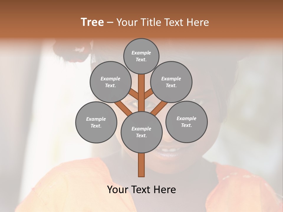 Closeup Smile Looking PowerPoint Template