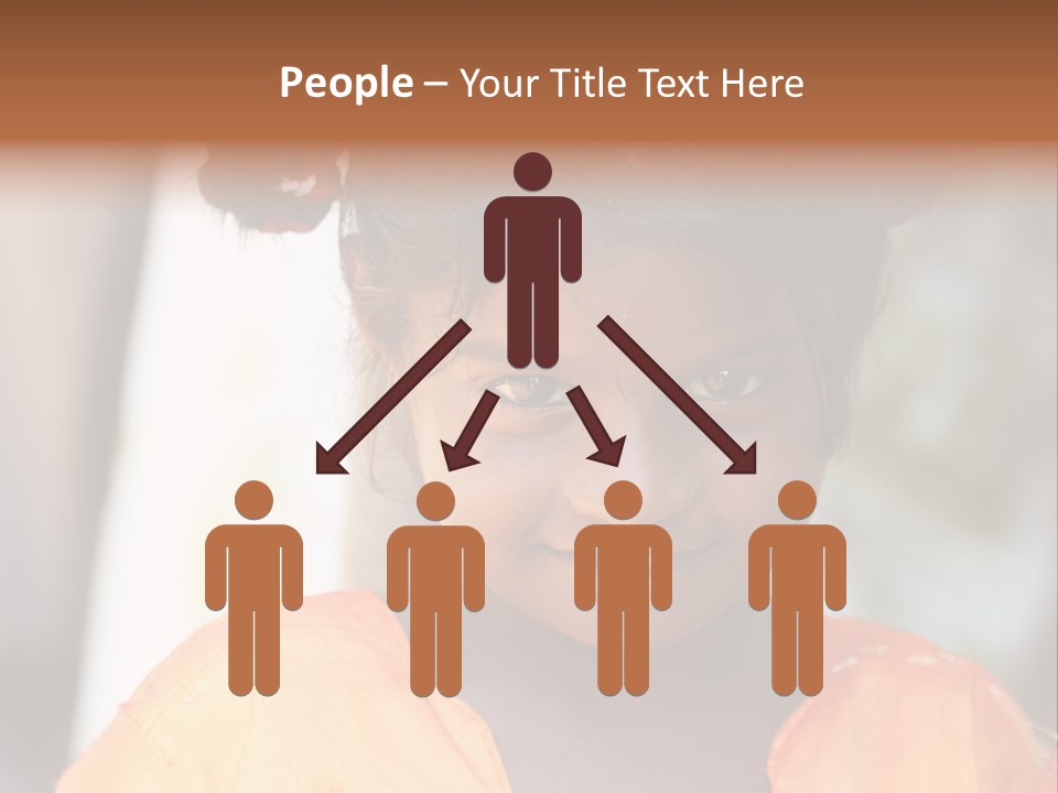 Closeup Smile Looking PowerPoint Template
