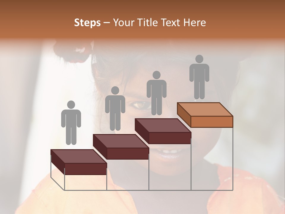 Closeup Smile Looking PowerPoint Template
