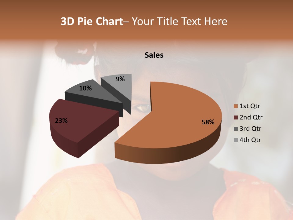 Closeup Smile Looking PowerPoint Template