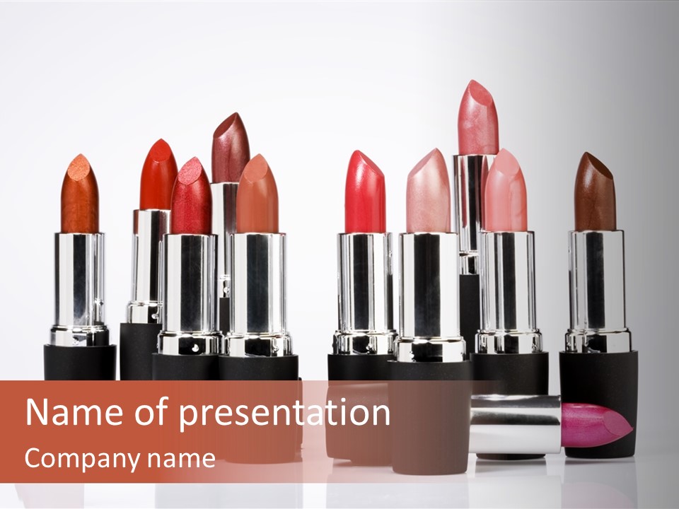 Cosmetic Space Luxurious PowerPoint Template