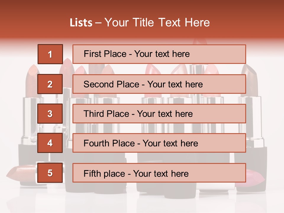 Cosmetic Space Luxurious PowerPoint Template