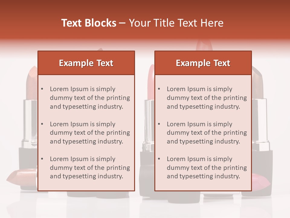 Cosmetic Space Luxurious PowerPoint Template